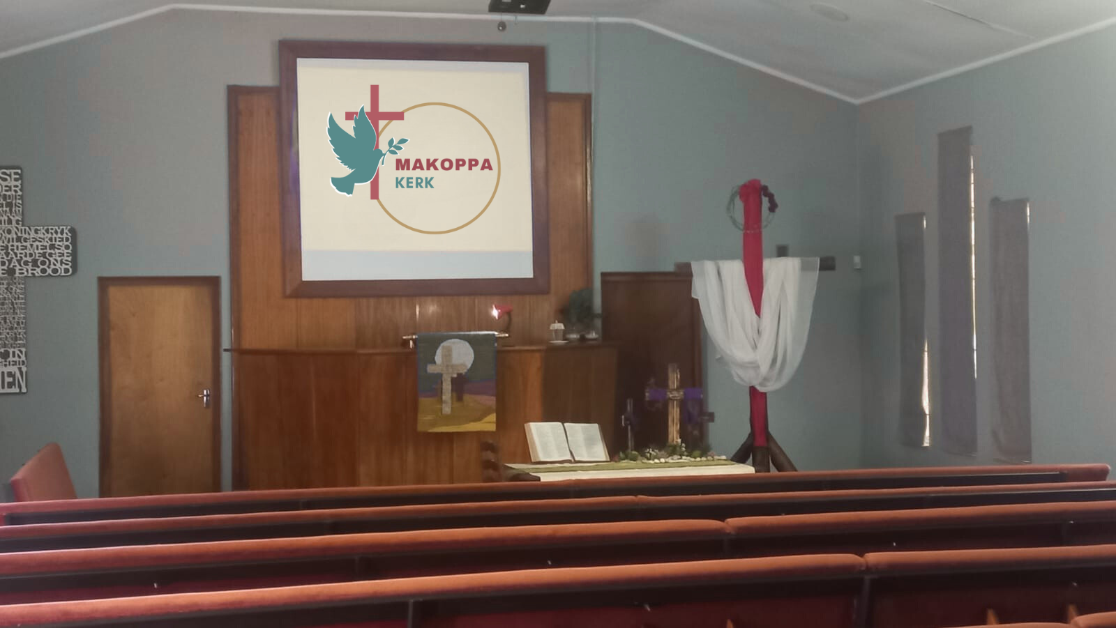 Ons kuier lekker voor en na kerk